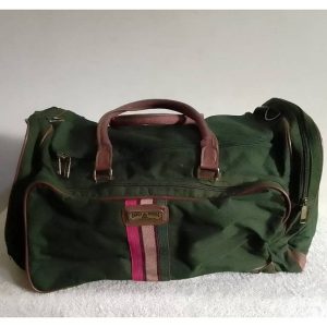 Bolso de Viaje / Deportivo Verde Oscuro - Marca LUIGI ROSSI